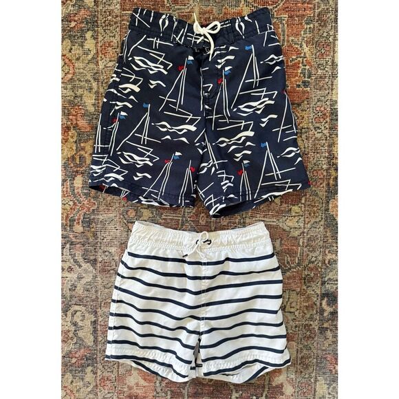 Janie and Jack 4T Boys Swim Short Trunk Bundle - Picture 1 of 8
